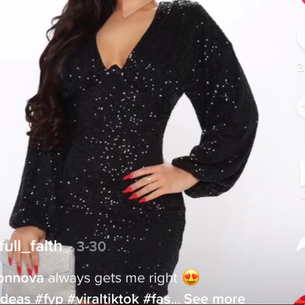 Fashion Nova Black dress